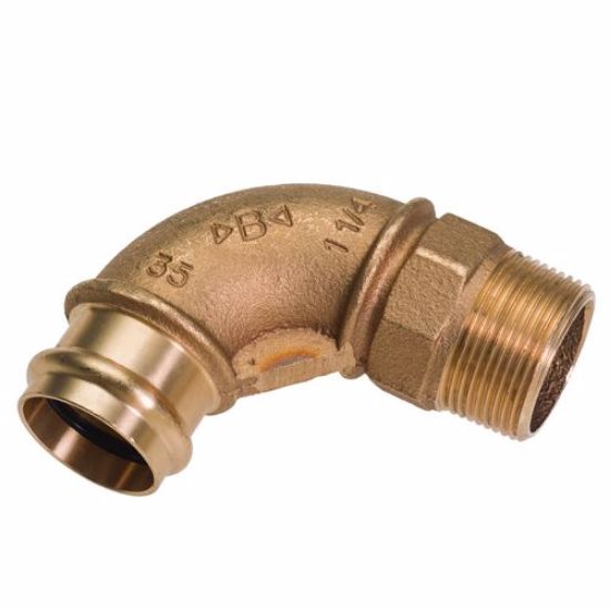 Picture of Conex B Press Water 90degrees Bend with Male Thread 90degrees Bend 22 x 3/4"