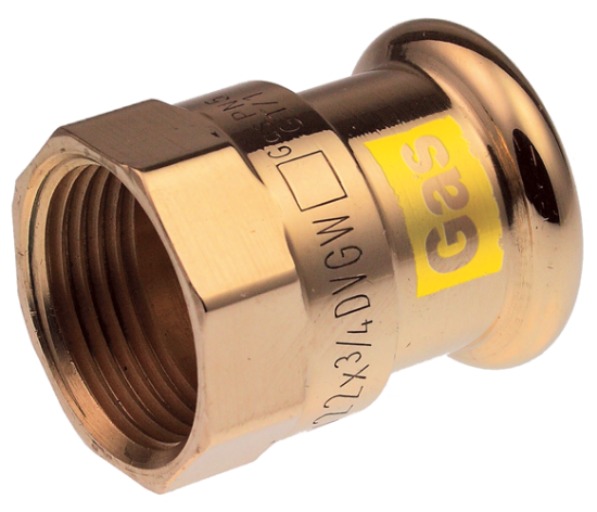 Picture of Pegler Xpress Gas Male Straight Connector 15x1/2"