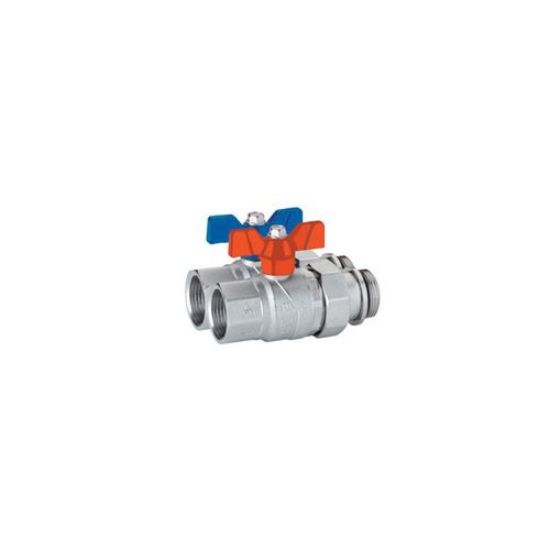Picture of Emmeti Pair Straight Progress Valves 1" FxMU