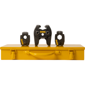 Picture of Rems Mini Angled Jaw Set complete with M15, M22, Z8 Adaptor and Kit Box