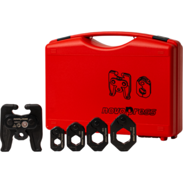 Picture of Novopress Angled Tong Set complete with V15, V22, V28, V35, SZB101 Adaptor and Kit Box